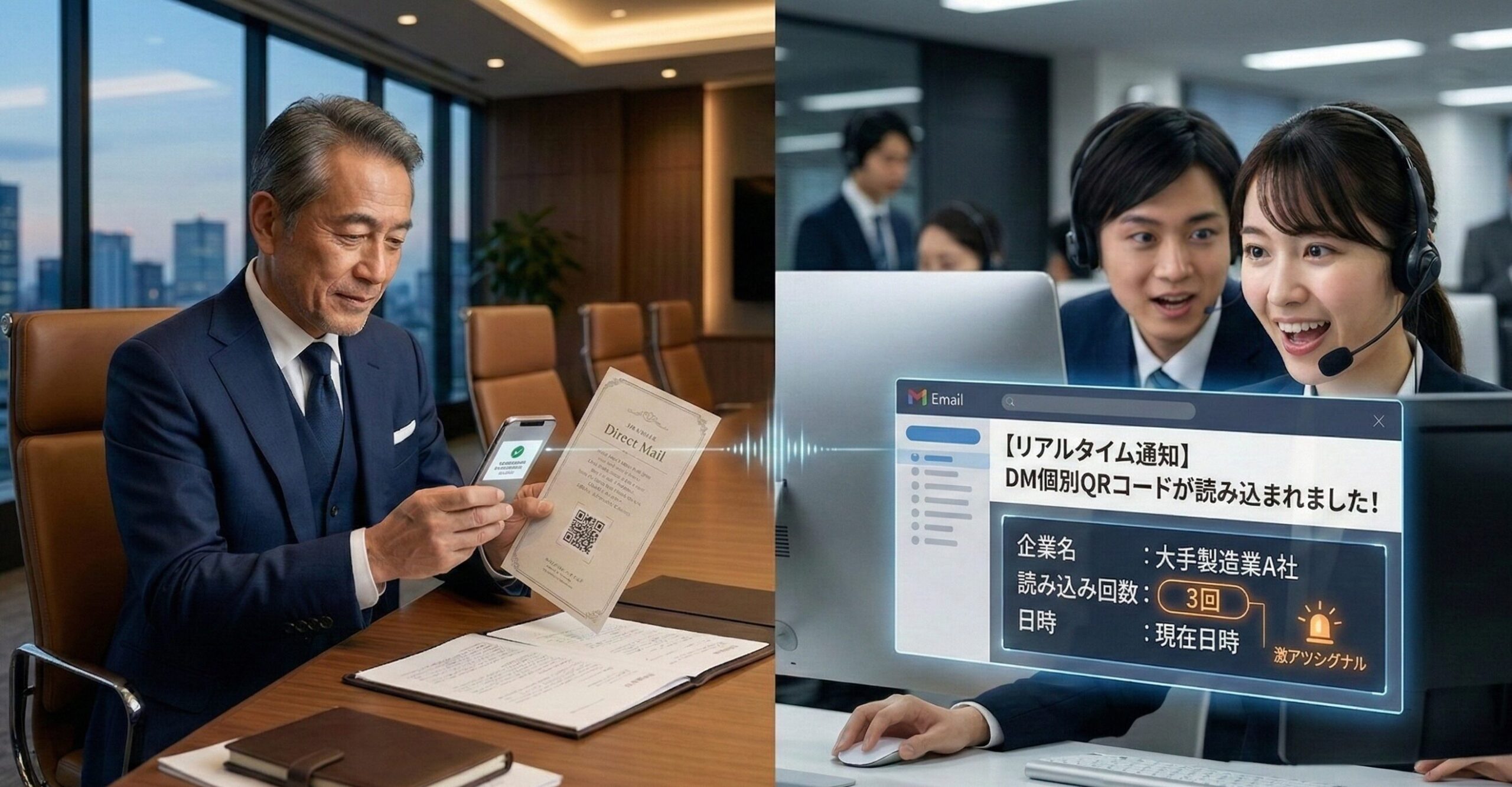 株式会社レノアス個別QRコードDM