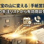BtoB休眠リード掘り起こし施策｜手紙営業で過去の失注を商談化アイキャッチ